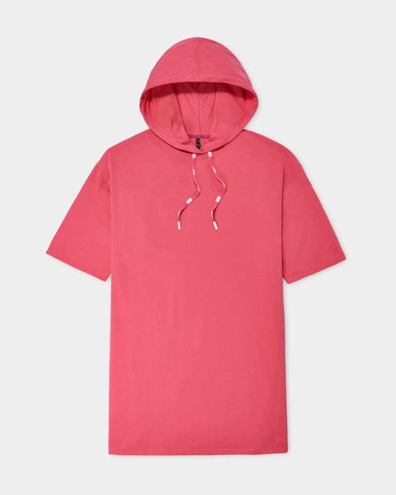 Pink Ugg Kassey Hooded T Shirt Women's Dress | South Africa-5731982