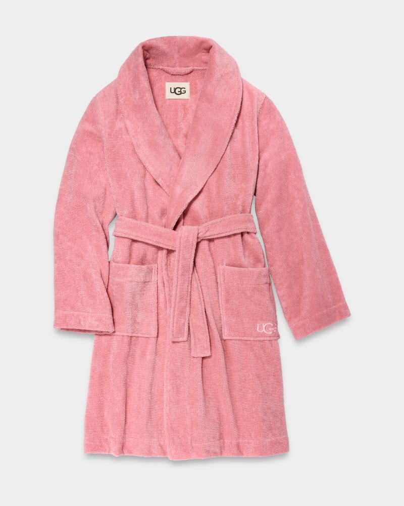 Pink Ugg Lenore Terry Women's Sleepwear | South Africa-0796853