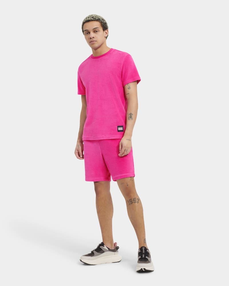 Pink Ugg Mathew Men's Tee | South Africa-6749180