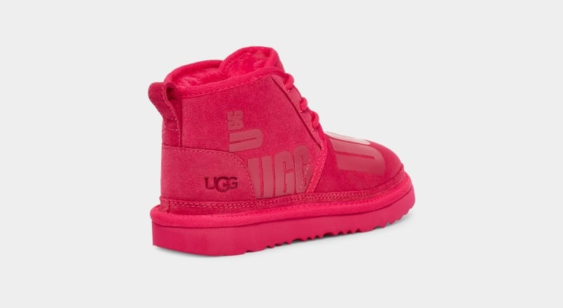 Pink Ugg Neumel Ii Scatter Graphic Kids' Boots | South Africa-3978602