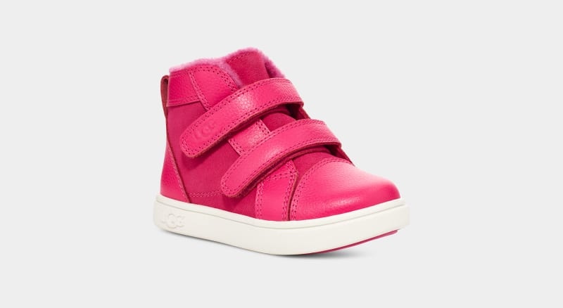 Pink Ugg Rennon Ii Kids' Sneakers | South Africa-3908472