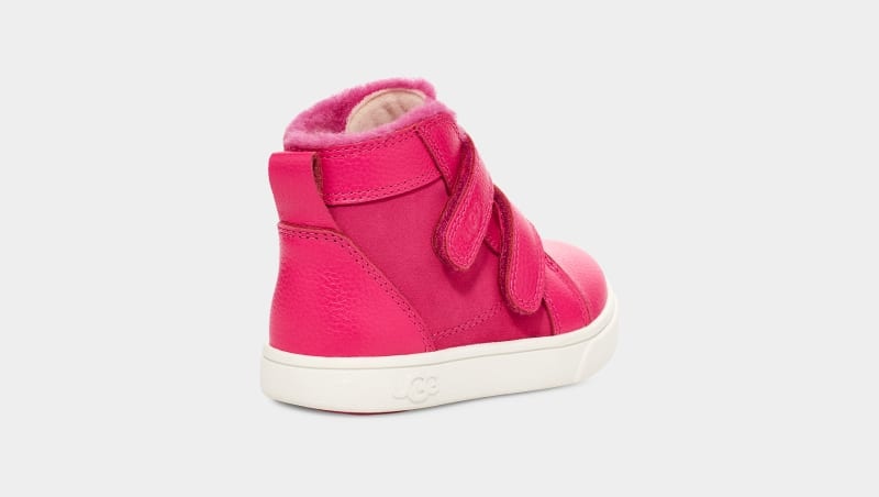 Pink Ugg Rennon Ii Kids' Sneakers | South Africa-3908472