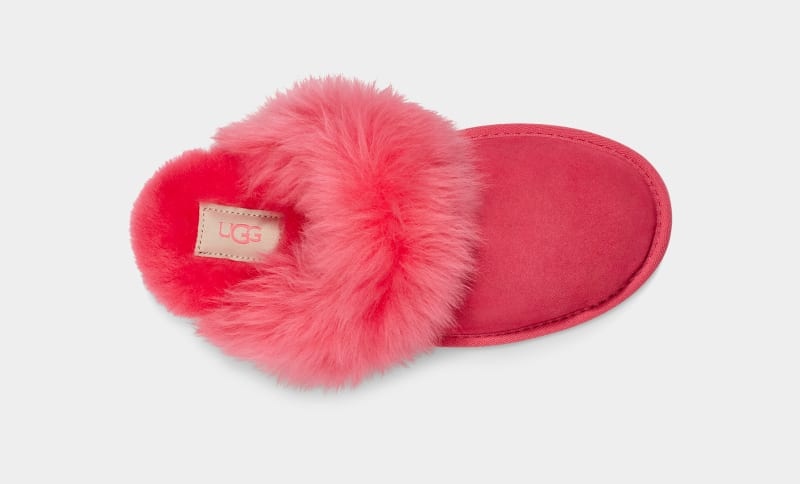 Pink Ugg Scuff Sis Women's Slippers | South Africa-3704258