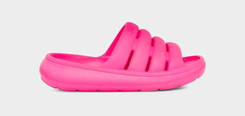 Pink Ugg Sport Yeah Women's Slides | South Africa-5127349