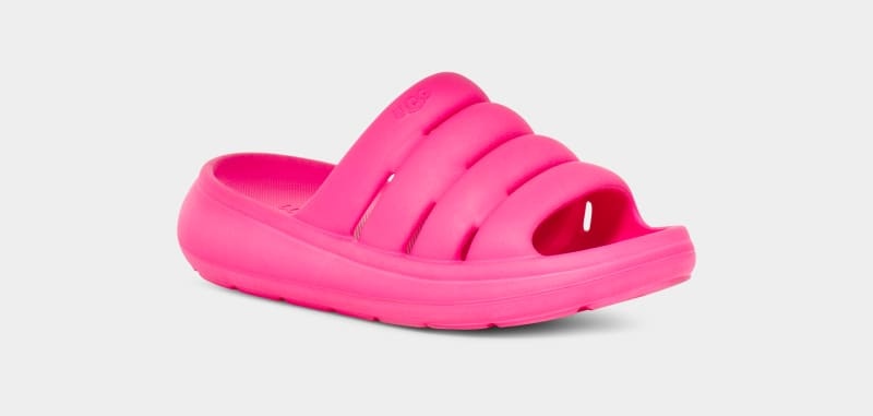 Pink Ugg Sport Yeah Women's Slides | South Africa-5127349