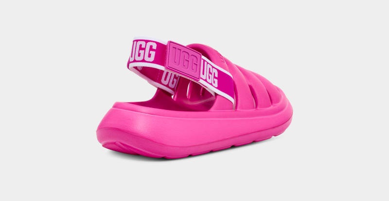 Pink Ugg Sport Yeah Women's Slides | South Africa-9576384