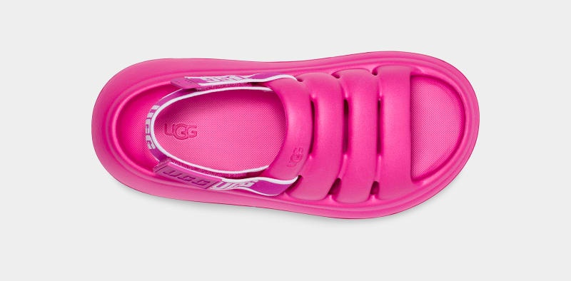 Pink Ugg Sport Yeah Women's Slides | South Africa-9576384