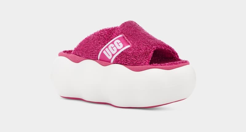 Pink Ugg Sugarcloud Women's Slides | South Africa-9071325