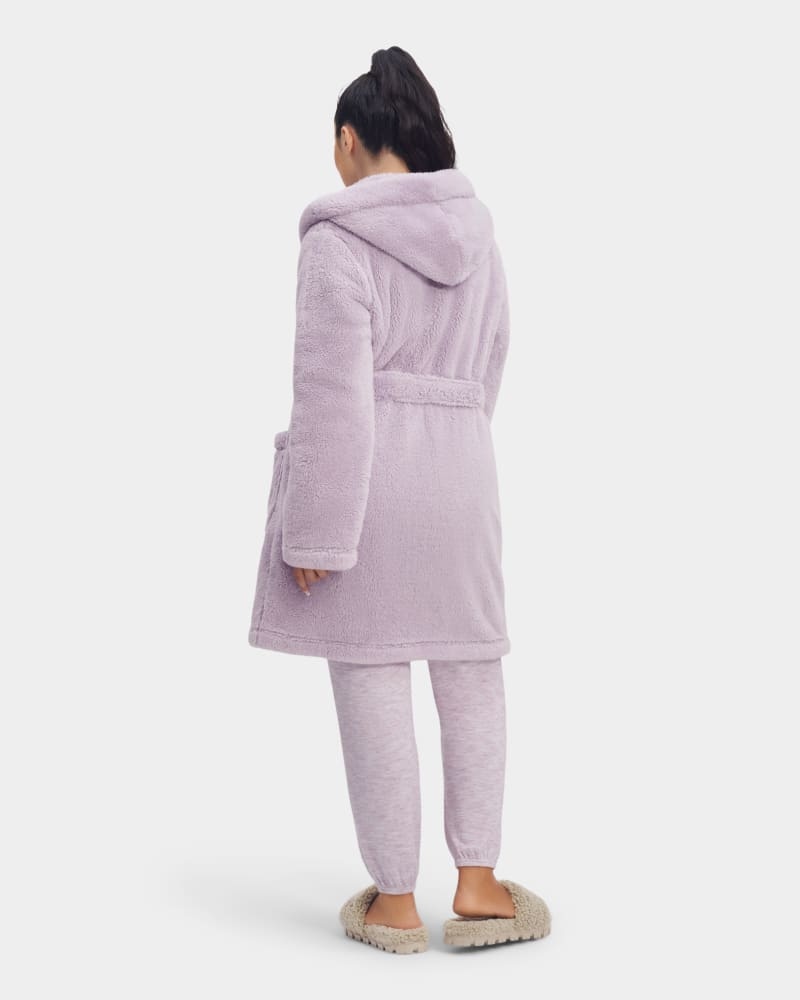 Purple Ugg Aarti Plush Women's Robe | South Africa-8695741