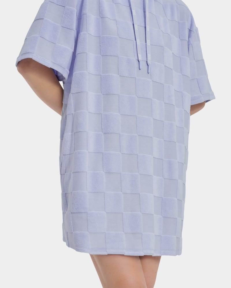 Purple Ugg Kassey Hooded Check Women's Dress | South Africa-2948107