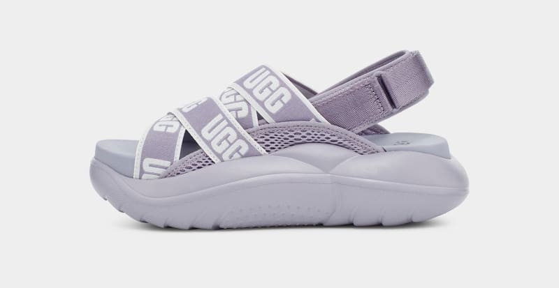 Purple Ugg La Cloud Women's Sandals | South Africa-7081245