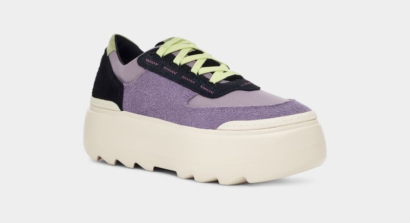 Purple Ugg Marin Mega Lace Women's Sneakers | South Africa-4029785