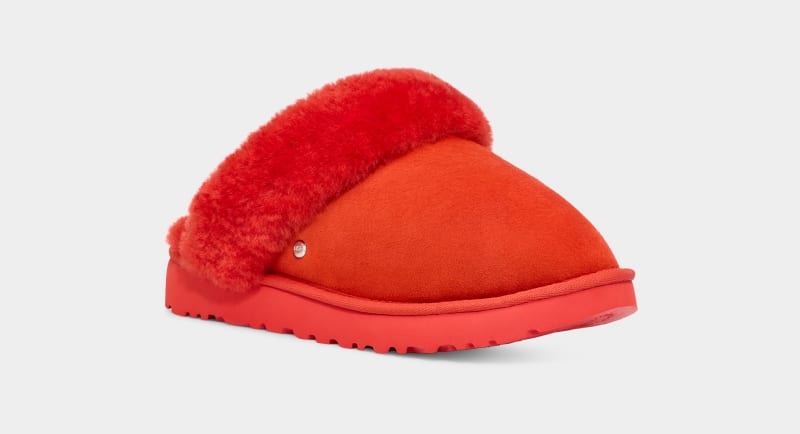 Red Ugg Classic Ii Women's Slippers | South Africa-9584376