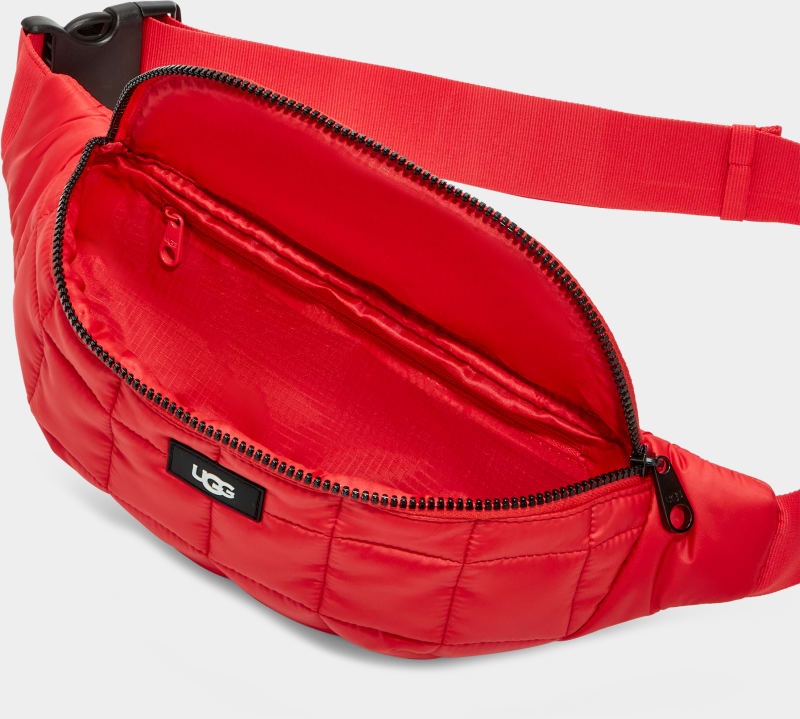 Red Ugg Gibbs Puff Women's Belt Bags | South Africa-9706548