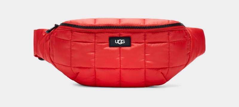 Red Ugg Gibbs Puff Women\'s Belt Bags | South Africa-9706548