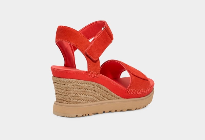 Red Ugg Ileana Strap Women's Sandals | South Africa-8051936