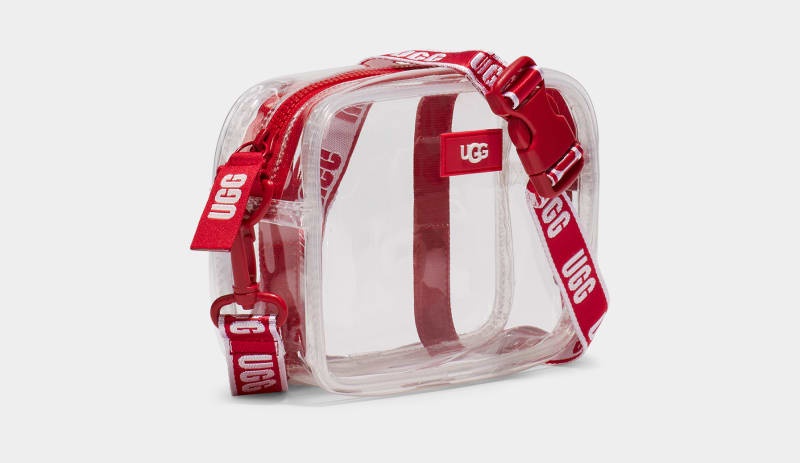 Red Ugg Janey Ii Transparent Women's Belt Bags | South Africa-8043971