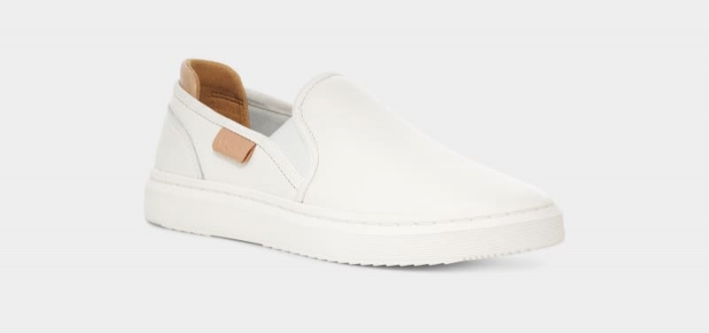 White Ugg Alameda Slip On Women's Sneakers | South Africa-0736428