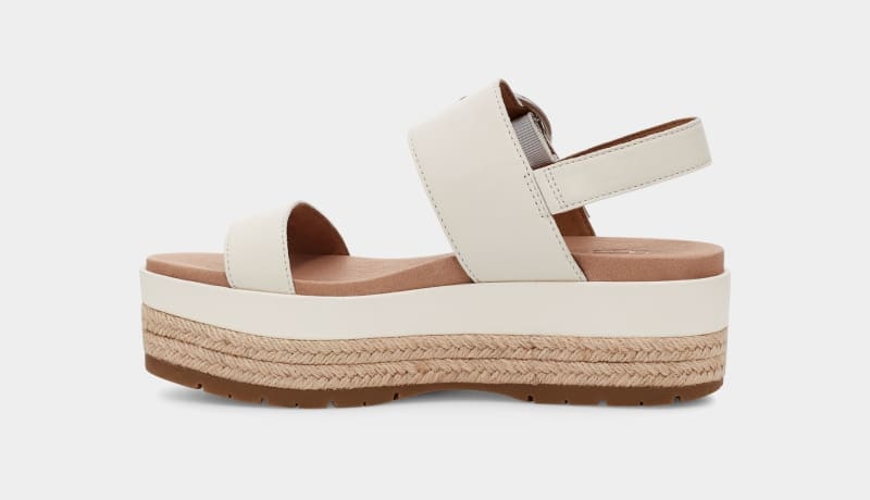 White Ugg April Women's Sandals | South Africa-1603895