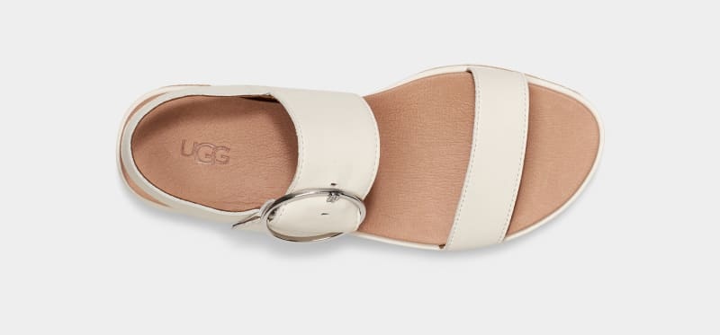 White Ugg April Women's Sandals | South Africa-1603895