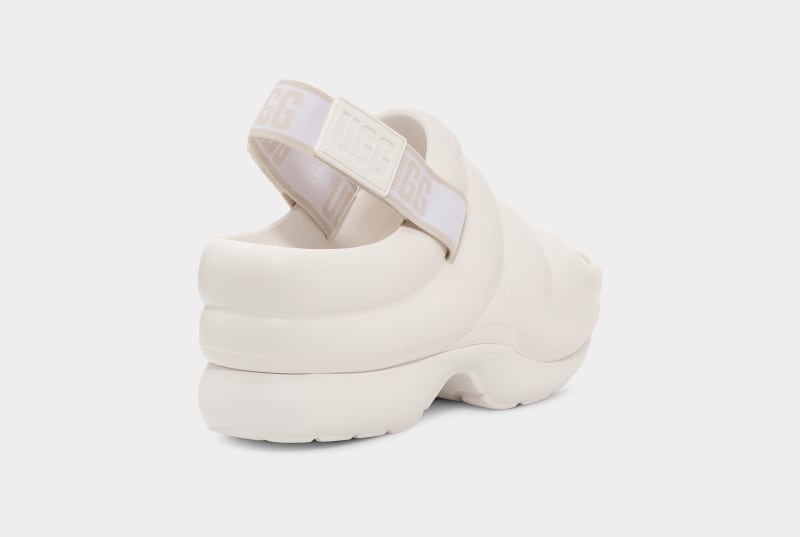 White Ugg Aww Yeah Women's Sandals | South Africa-3214769