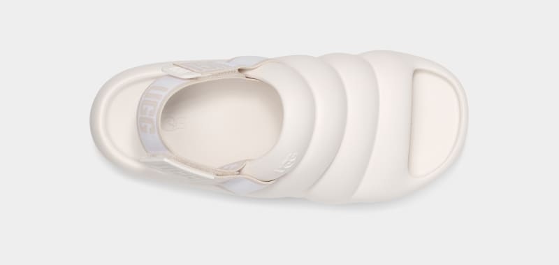 White Ugg Aww Yeah Women's Sandals | South Africa-3214769