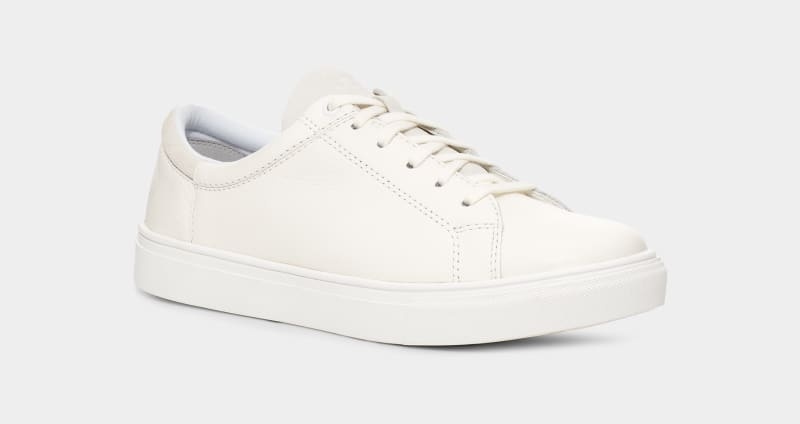 White Ugg Baysider Low Weather Men's Sneakers | South Africa-8537961