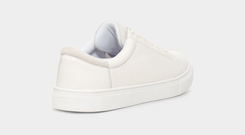 White Ugg Baysider Low Weather Men's Sneakers | South Africa-8537961