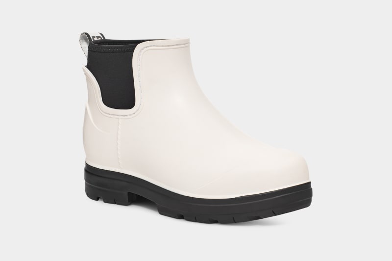 White Ugg Droplet Women's Chelsea Boots | South Africa-2043576