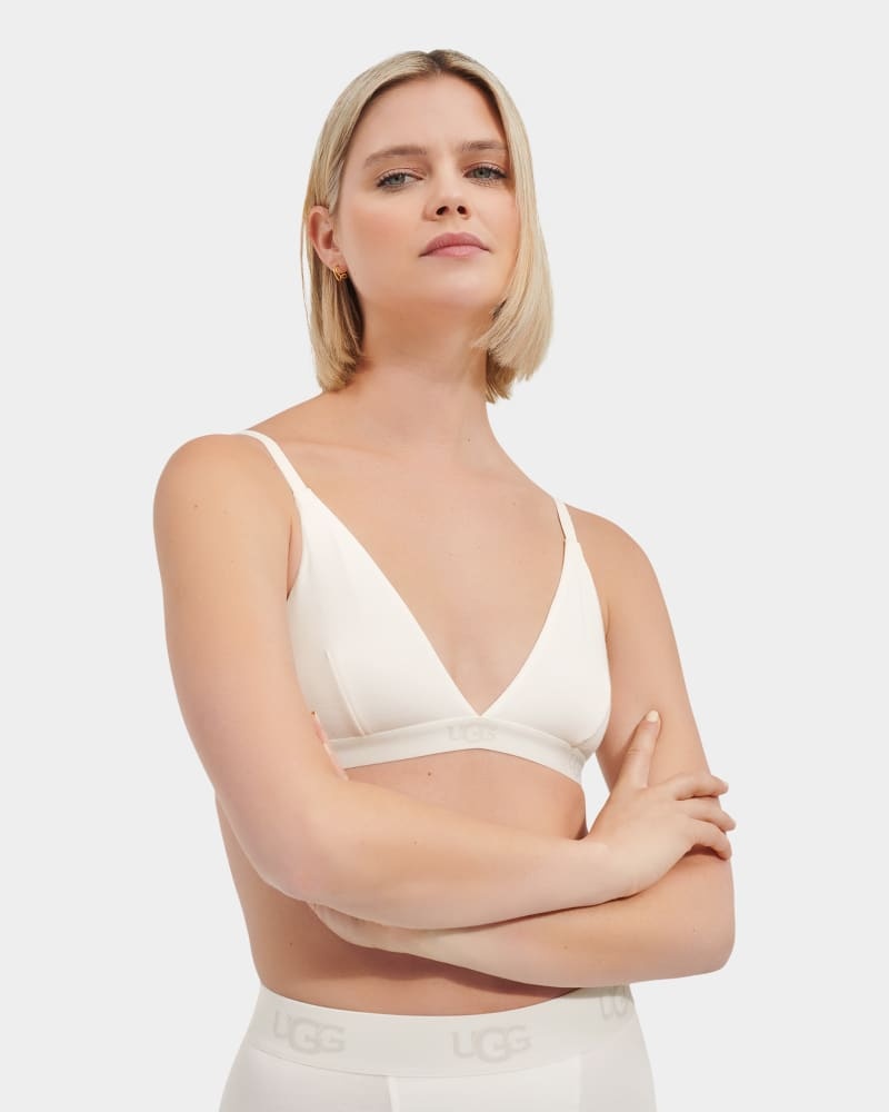 White Ugg Francis Bralette Women's Underwear | South Africa-0671259