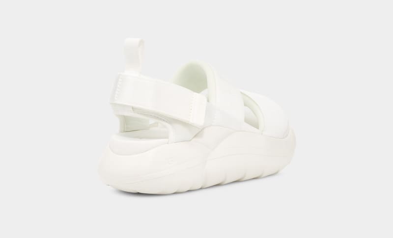 White Ugg La Cloud Sport Women's Sandals | South Africa-1203957