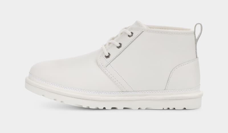 White Ugg Neumel Leather Men's Boots | South Africa-8564203