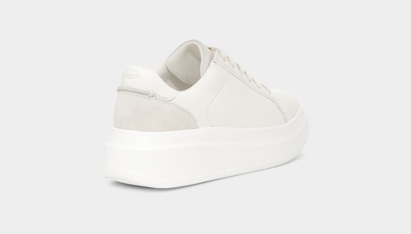 White Ugg Scape Lace Women's Sneakers | South Africa-1672905