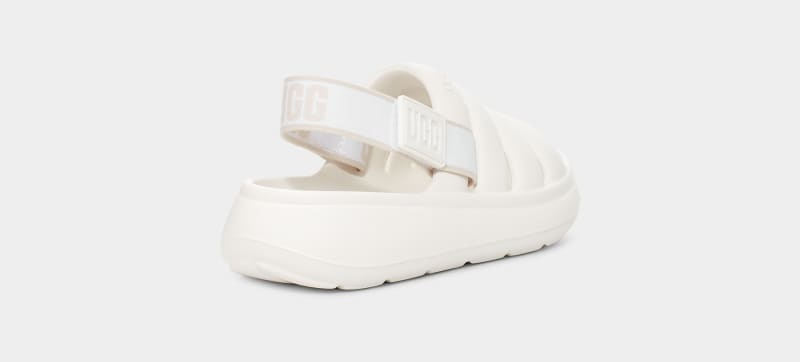 White Ugg Sport Yeah Kids' Slippers | South Africa-3568714