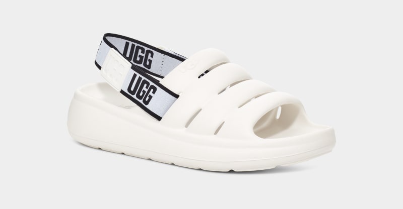 White Ugg Sport Yeah Men's Sandals | South Africa-4961873