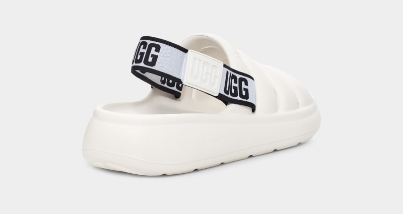 White Ugg Sport Yeah Men's Sandals | South Africa-4961873