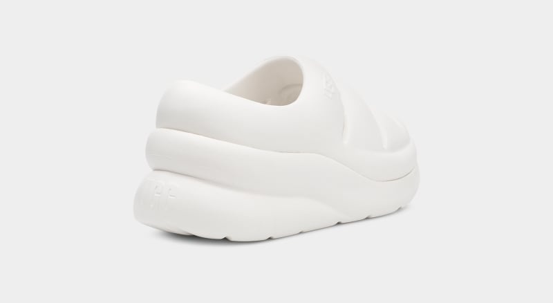 White Ugg Sport Yeah Women's Clogs | South Africa-8369205