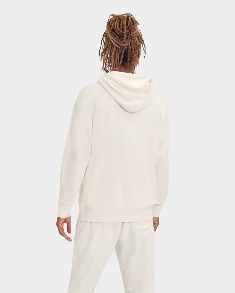 White Ugg Terrance Men's Hoodie | South Africa-3857246