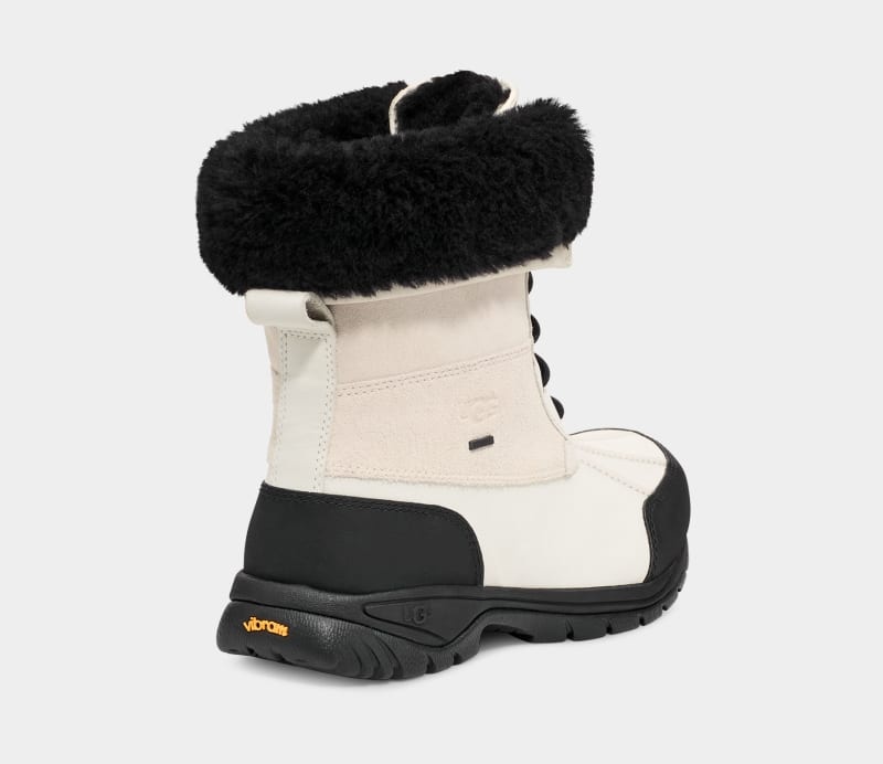 White / Black Ugg Butte Men's Winter Boots | South Africa-8216053