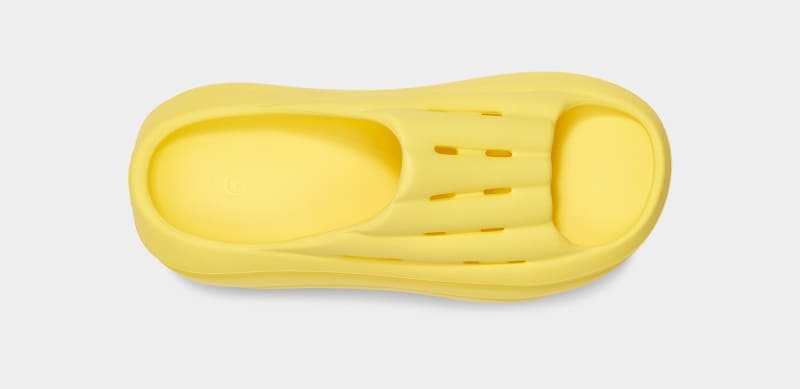 Yellow Ugg Foamo Women's Slides | South Africa-4567928