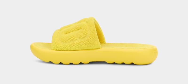 Yellow Ugg Mini Women's Slides | South Africa-6710925