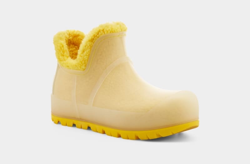 Yellow Ugg Raincloud Clear Women's Boots | South Africa-7093514