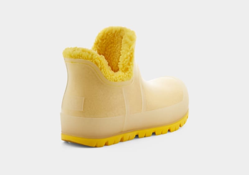 Yellow Ugg Raincloud Clear Women's Boots | South Africa-7093514