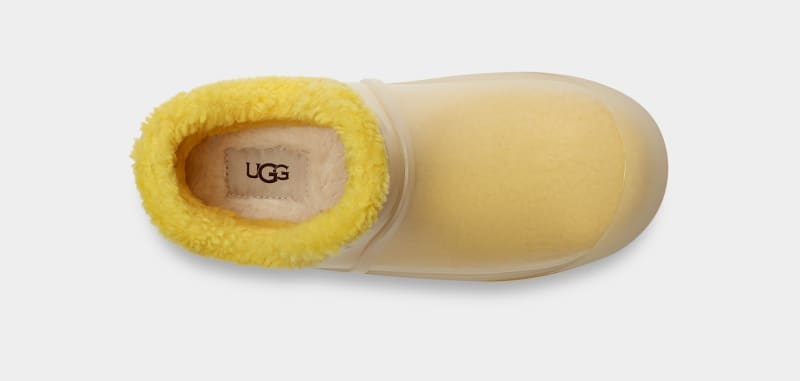 Yellow Ugg Raincloud Clear Women's Boots | South Africa-7093514