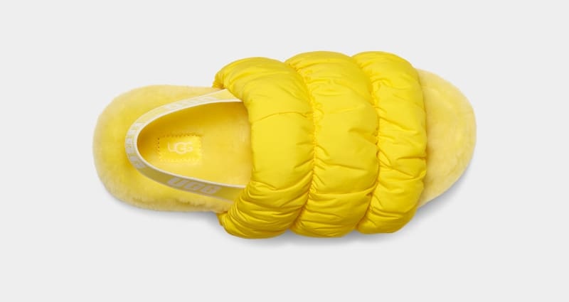 Yellow Ugg Scrunchita Women's Slippers | South Africa-1752498