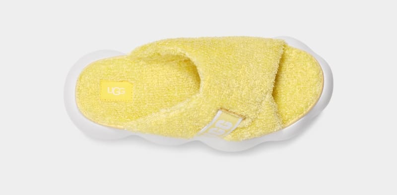 Yellow Ugg Sugarcloud Women's Slides | South Africa-7286153