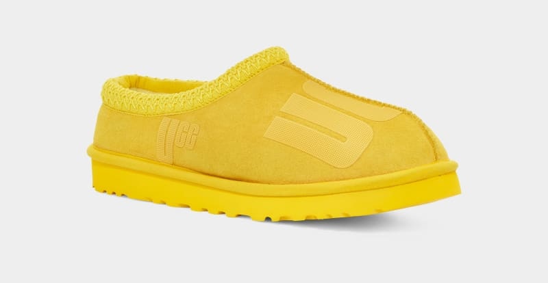 Yellow Ugg Tasman Scatter Graphic Men's Clogs | South Africa-0128435