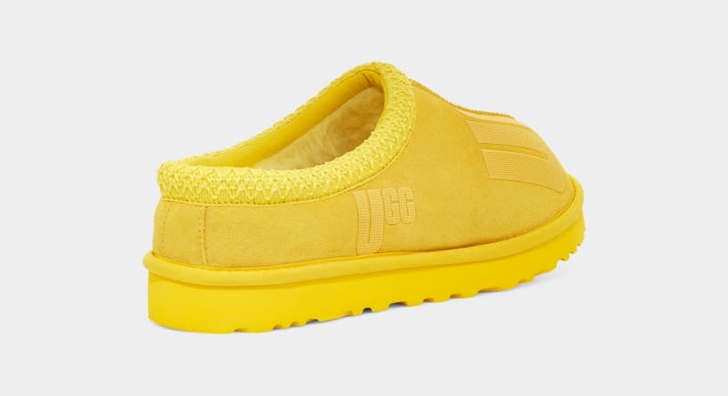 Yellow Ugg Tasman Scatter Graphic Men's Clogs | South Africa-0128435