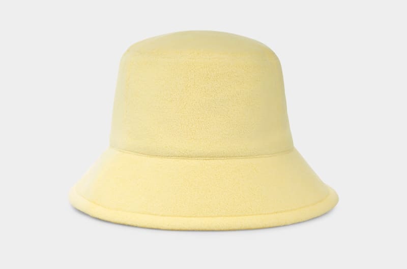 Yellow Ugg Terry Women's Bucket Hats | South Africa-0532846