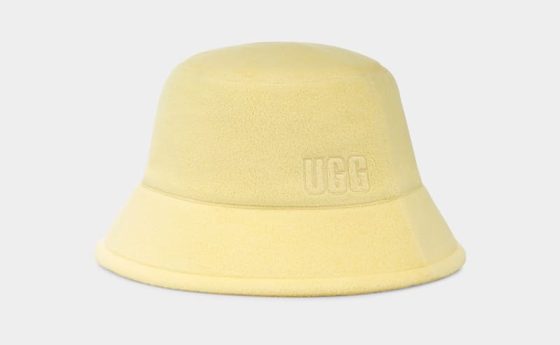 Yellow Ugg Terry Women\'s Bucket Hats | South Africa-0532846